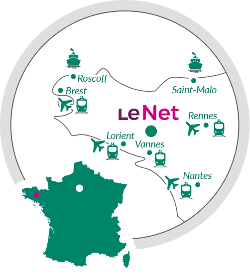 le net carte